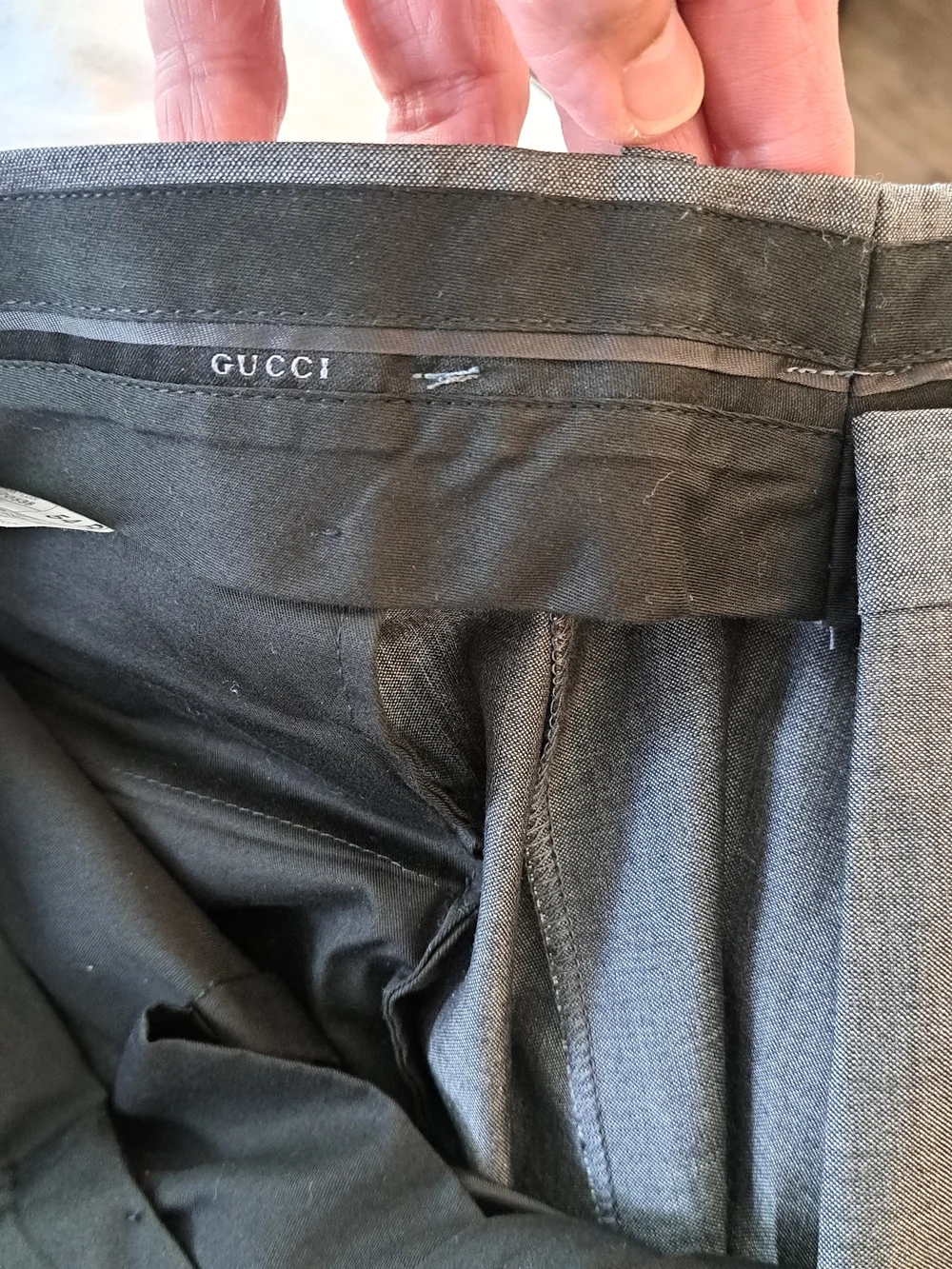 Gucci Men's Gray Dress Pants
